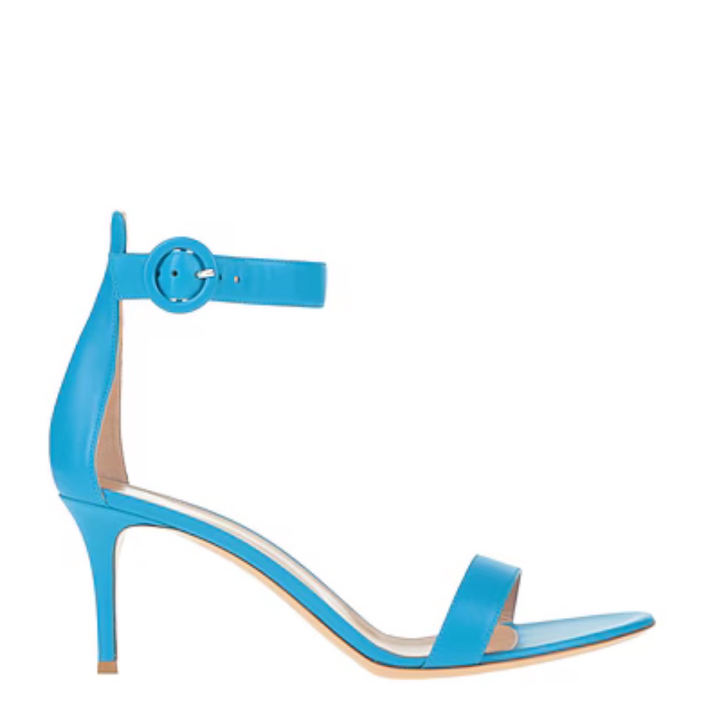 Gianvito Rossi Women's Blue Sandals Leather